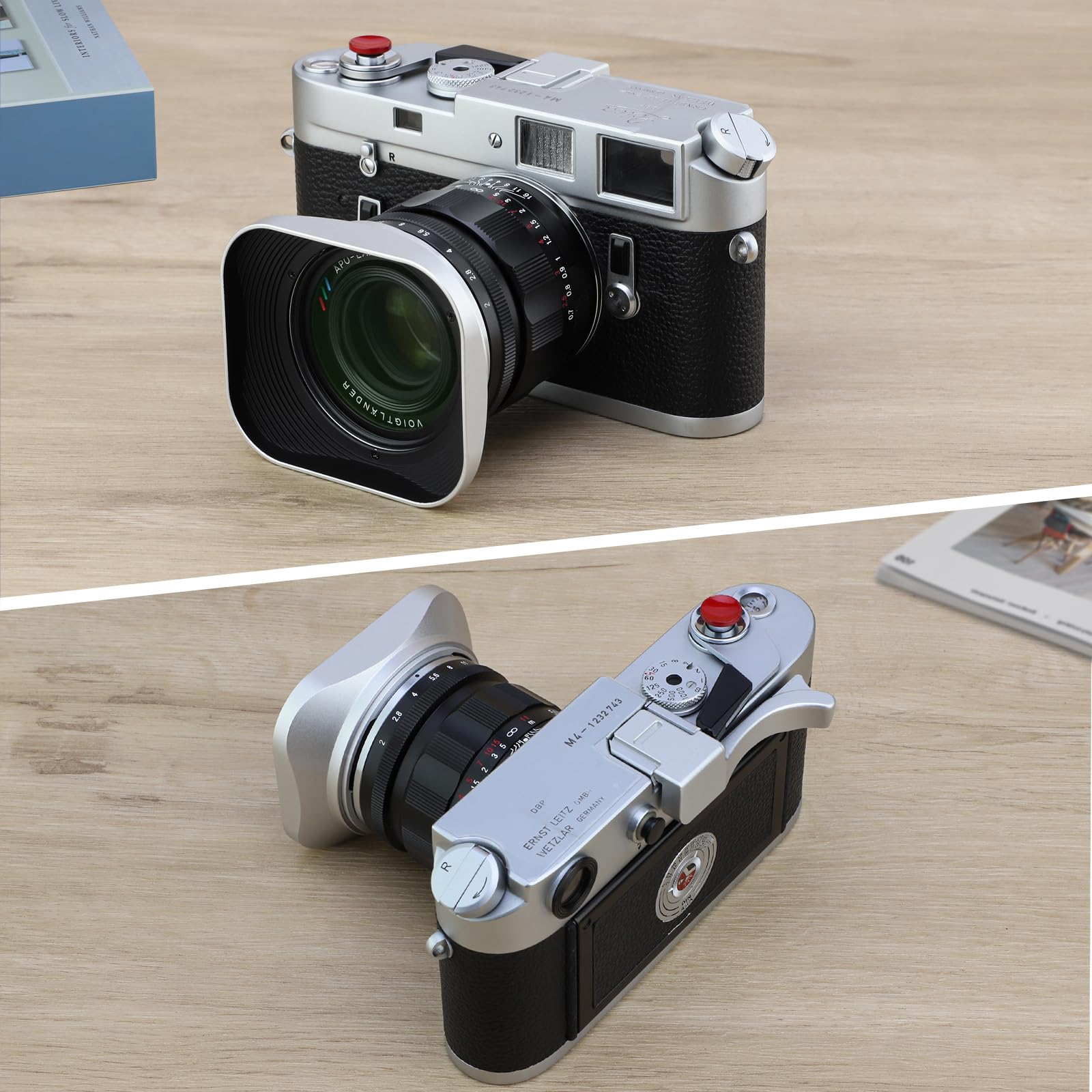Amazon.com : Haoge LH-ZM33 Bayonet Metal Square Lens Hood